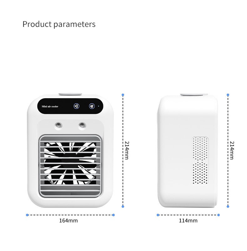 Portable Air Cooler Fan – Mini Water Cooling Air Conditioner for Home, Office & Car