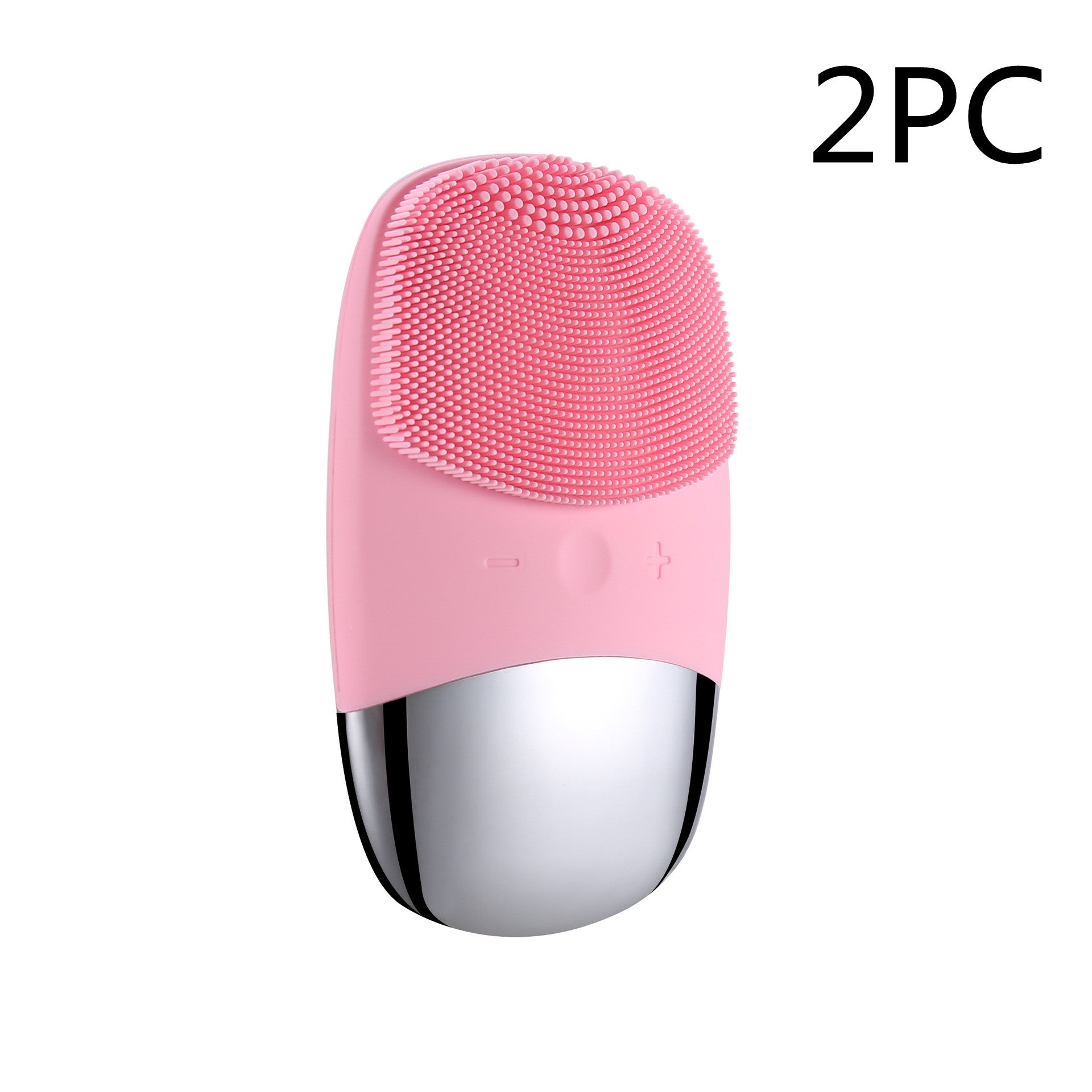 Sonic Silicone Facial Cleansing Brush – Mini Electric Face Cleanser & Skin Massager