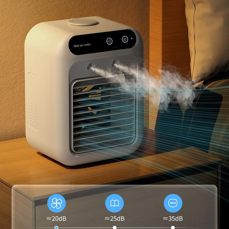 Portable Air Cooler Fan – Mini Water Cooling Air Conditioner for Home, Office & Car