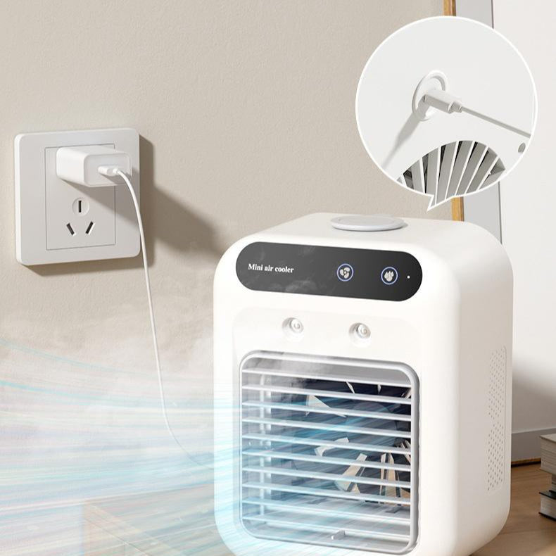 Portable Air Cooler Fan – Mini Water Cooling Air Conditioner for Home, Office & Car