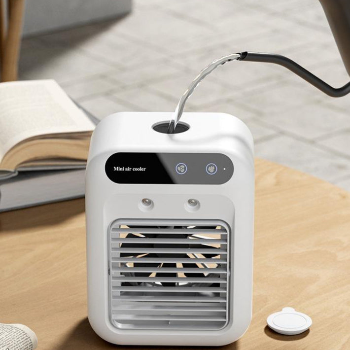 Portable Air Cooler Fan – Mini Water Cooling Air Conditioner for Home, Office & Car