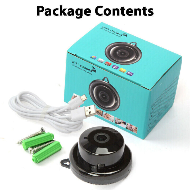 1080P Wireless Mini Security Camera – WiFi Night Vision Indoor & Outdoor CCTV Cam