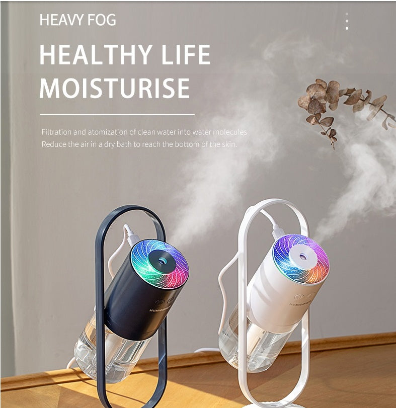 Magic Shadow USB Humidifier – Mini Air Purifier, Ultrasonic Mist Maker & Projection Night Light
