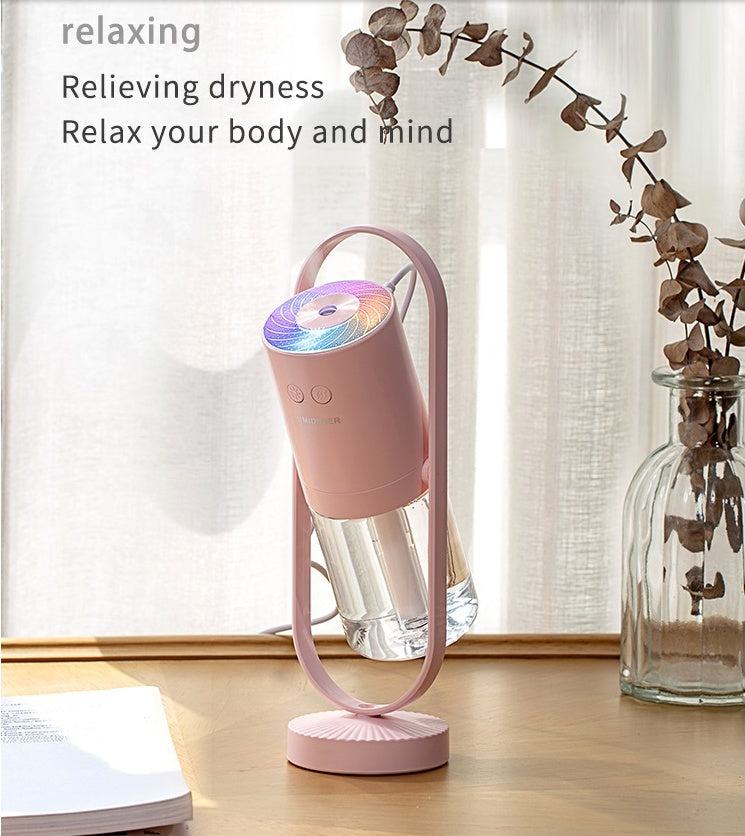 Magic Shadow USB Humidifier – Mini Air Purifier, Ultrasonic Mist Maker & Projection Night Light