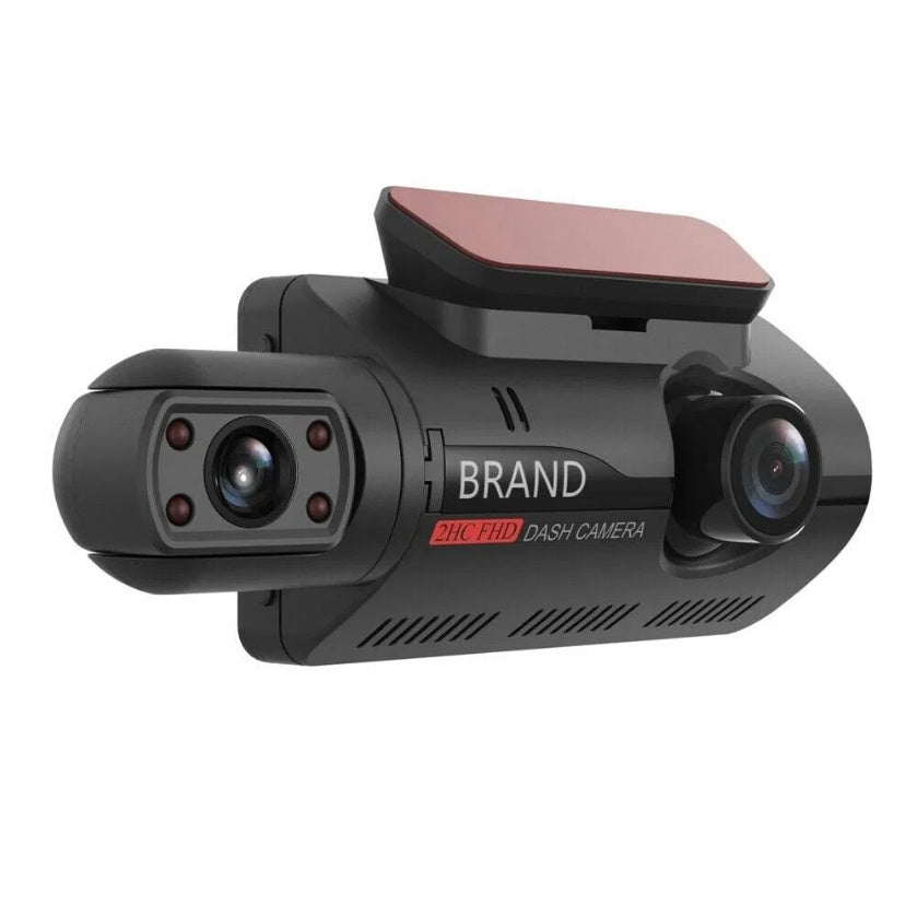 DualVision 1080P WiFi Dash Cam – Front & Cabin Recording
