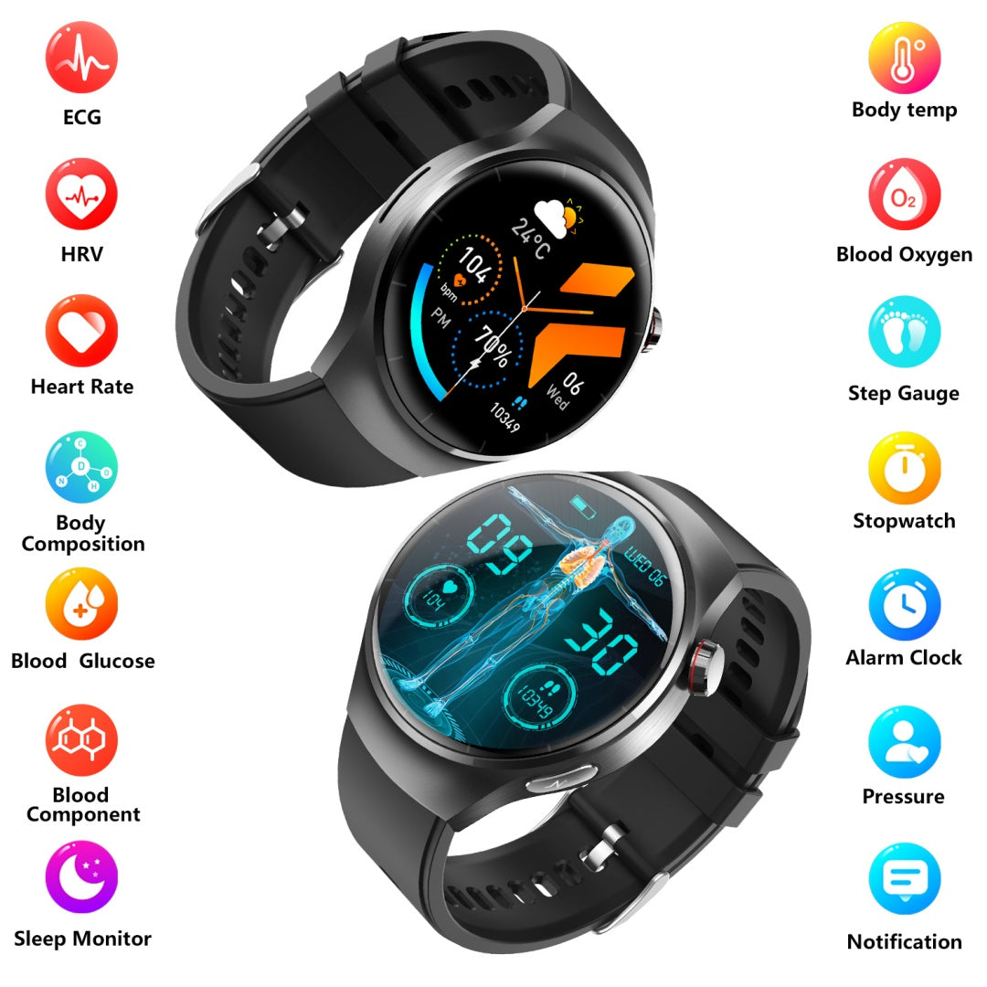 New 1.55-inch Disc Smart Watch Health Tracker Health Manager
