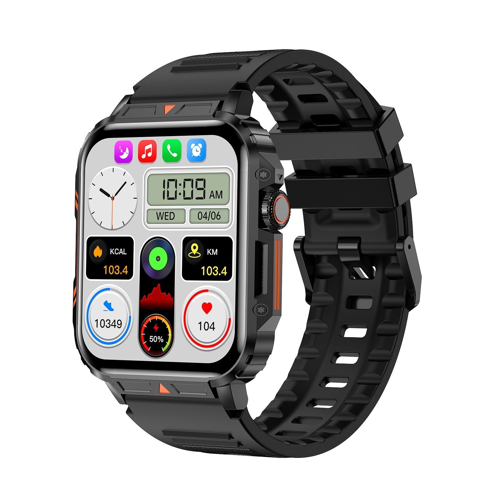 L81 Outdoor Smartwatch – Bluetooth Calling, Fitness Tracker & Waterproof Sport Watch