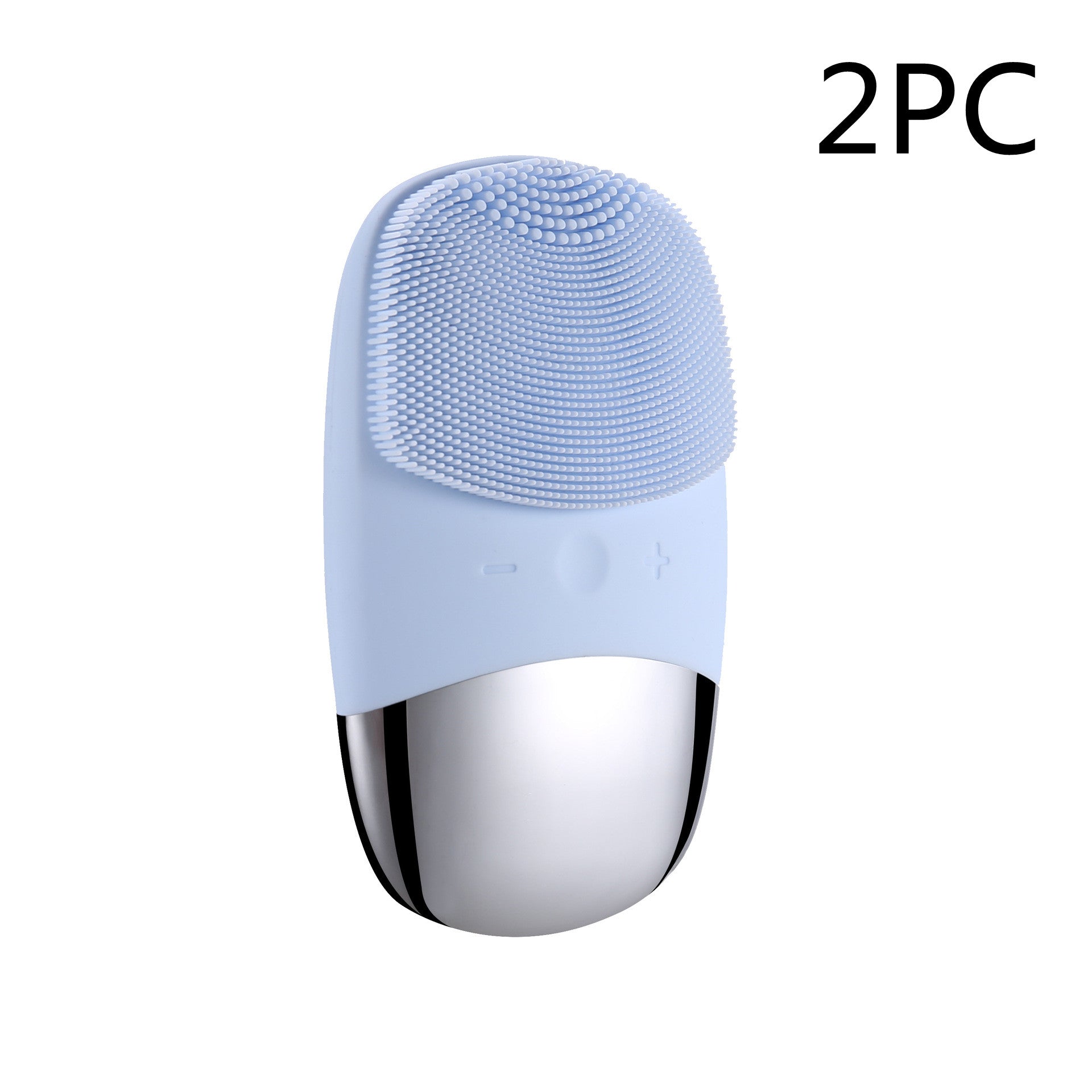Sonic Silicone Facial Cleansing Brush – Mini Electric Face Cleanser & Skin Massager