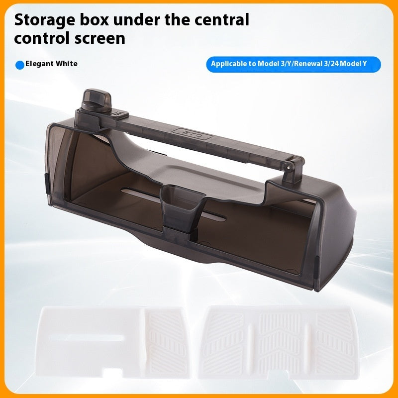Storage Box Foldable Tissue Hidden Under The Screen