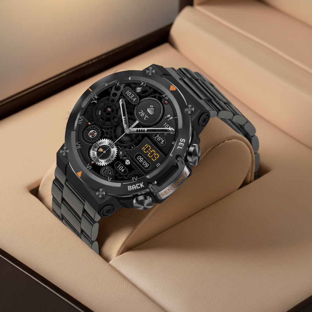 MAX18 Men Smartwatch AMOLED1.43inch Big Screen BT Calls Gesture Control Al Voice Sports Smart Watch Men