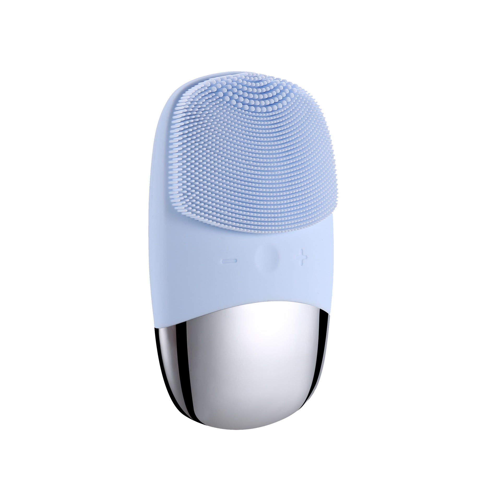 Sonic Silicone Facial Cleansing Brush – Mini Electric Face Cleanser & Skin Massager