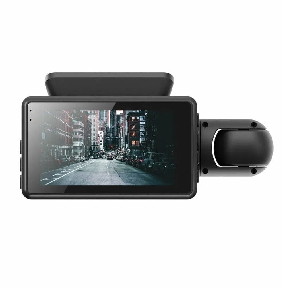 DualVision 1080P WiFi Dash Cam – Front & Cabin Recording