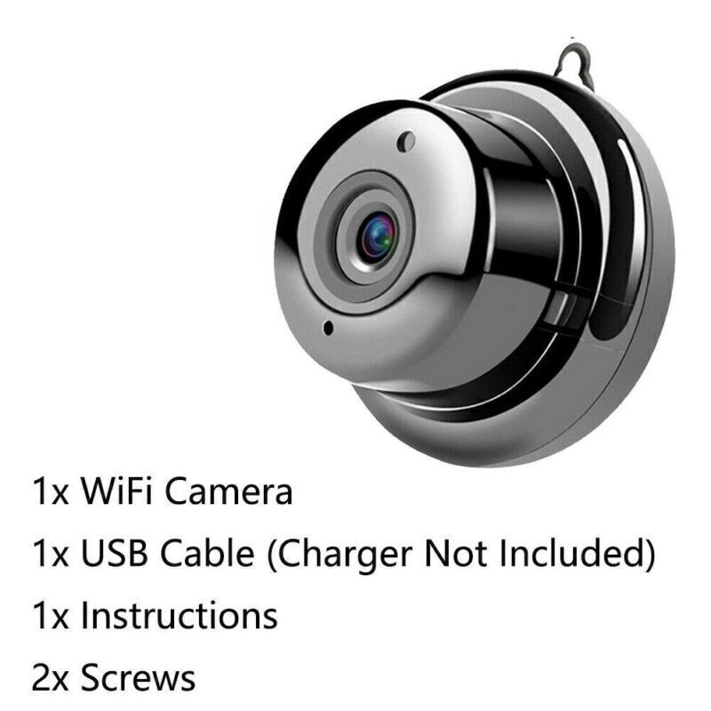 1080P Wireless Mini Security Camera – WiFi Night Vision Indoor & Outdoor CCTV Cam