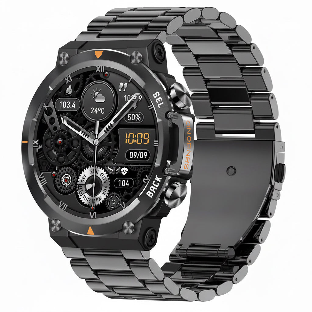 MAX18 Men Smartwatch AMOLED1.43inch Big Screen BT Calls Gesture Control Al Voice Sports Smart Watch Men